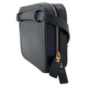 Saint Laurent Black Paris Bag Leather Vicky Waist Belt